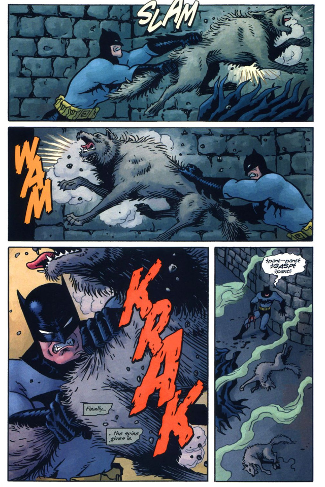 Batman Fights Wolves