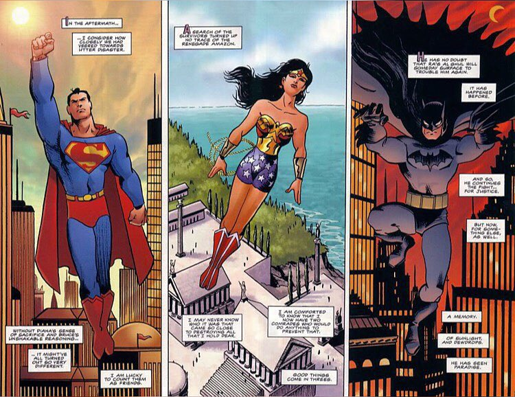 The Trinity Of Batman, Superman And Wonder Woman
