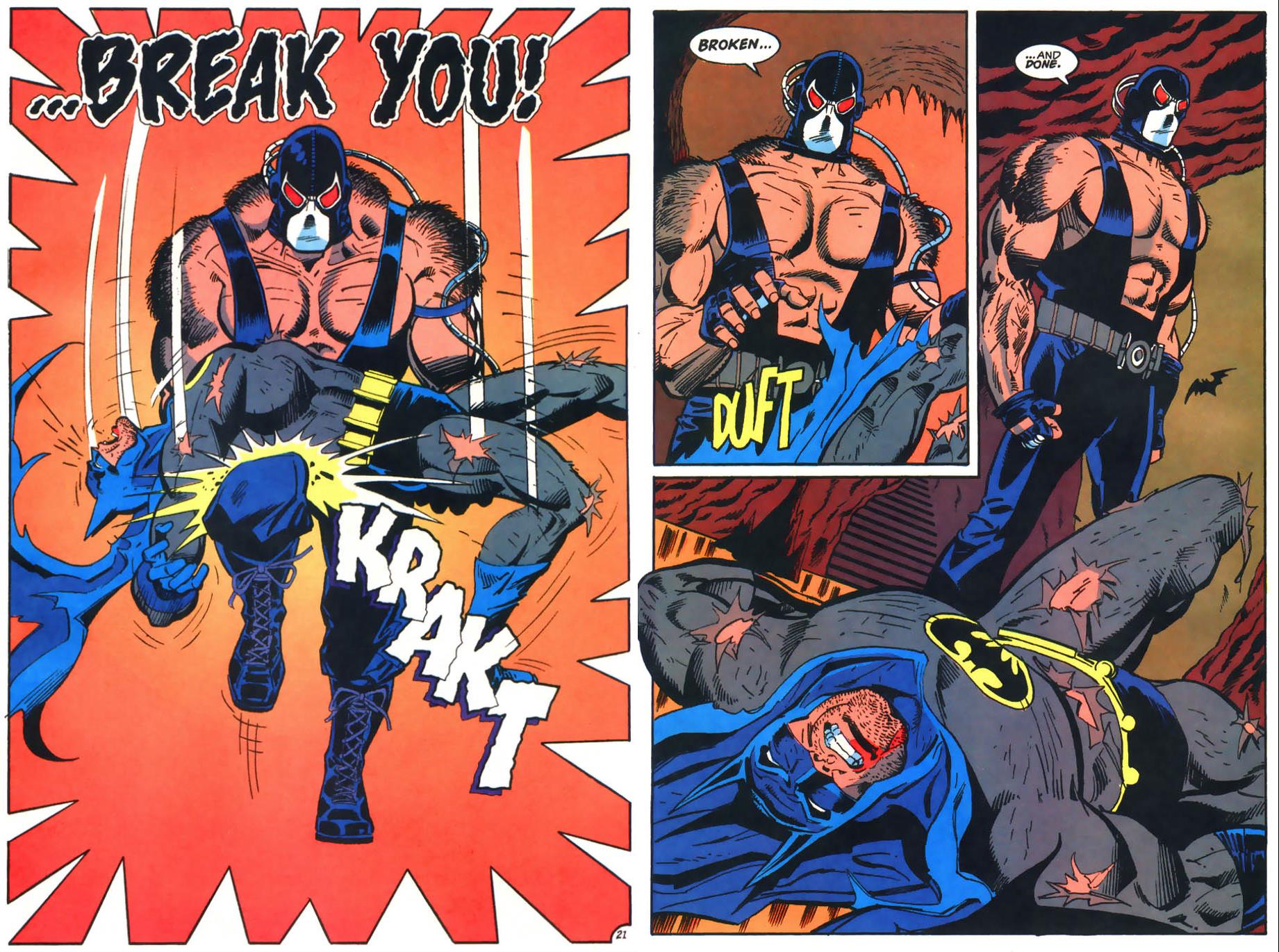 Bane Breaks Batman's Back In The Comics
