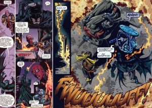 Batman Vs The Hyperclan in JLA New World Order