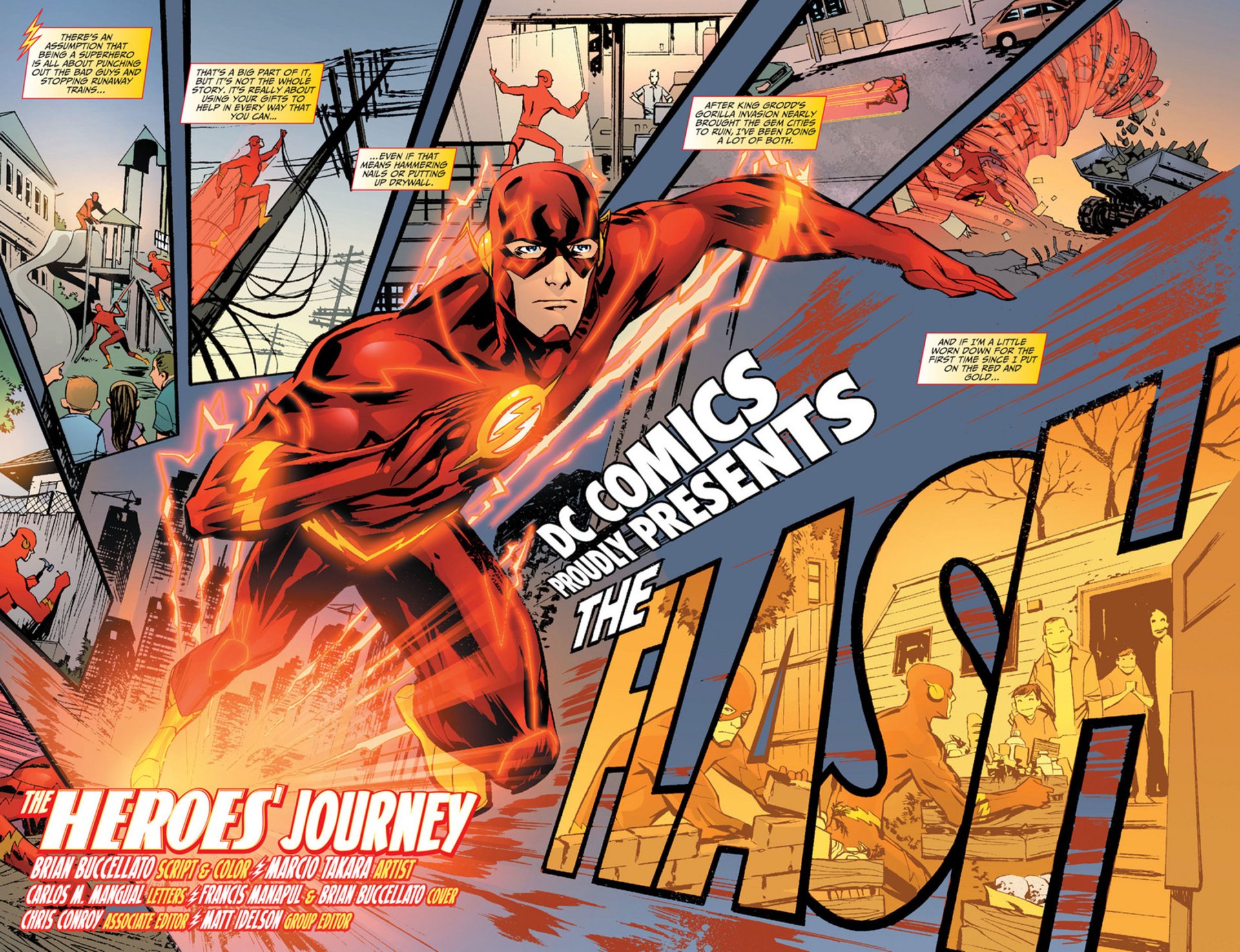 The Flash Heroes Journey Graphic Novel Review