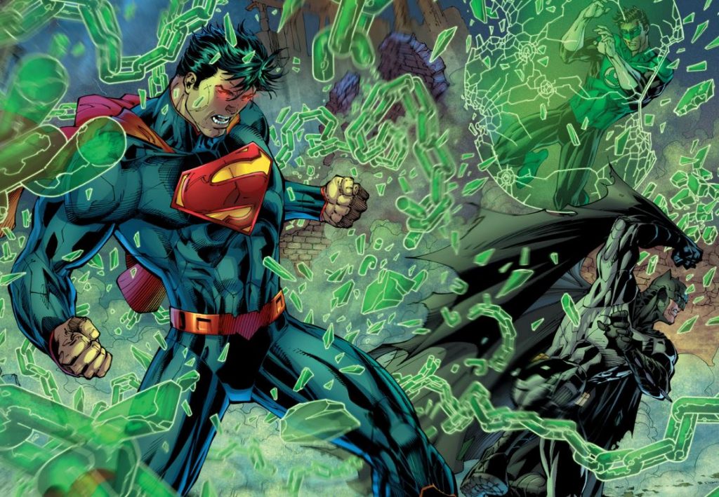 Batman V Superman V Green Lanter In Jusstice League Origin