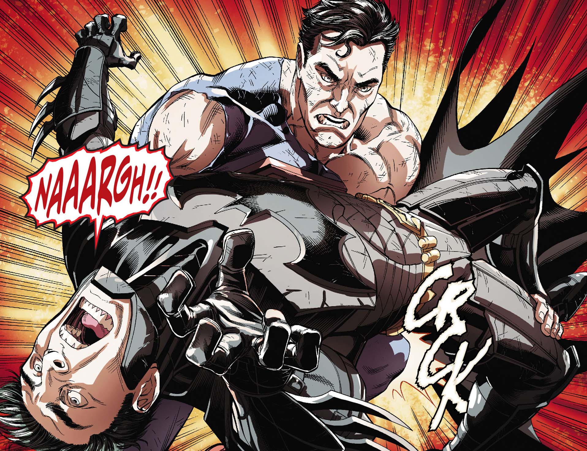 Injustice Gods Among Us Year One Volume 2 superman breaks batman's back