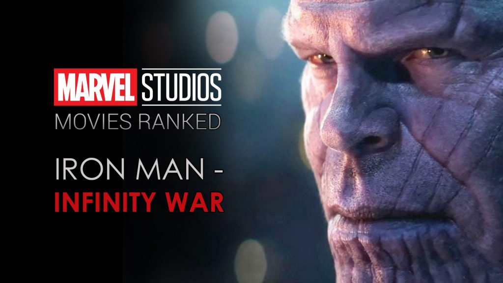 Marvel MCU Movies and Films ranked from best to work from iron man to infinity war 2018 list