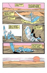 Silver Surfer meets thanos