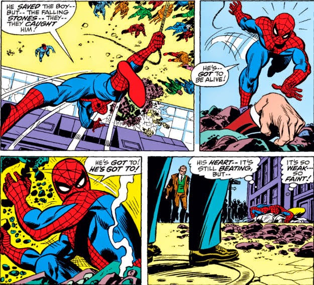 Spiderman the death of captain stacy graphic novel analysis