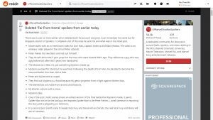 spiderman far from home reddit leaks