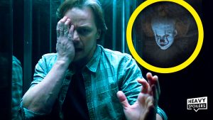it chapter 2 everytime pennywise was in the background of a scene full movie easter eggs ending explained spoiler review breakdown hidden bill skarsgard