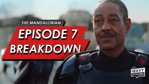 the mandalorian episode 7 breakdown spoiler talk review ending explained full recap and predictions 8 moff gideon easter eggs star wars baby yoda mystery character
