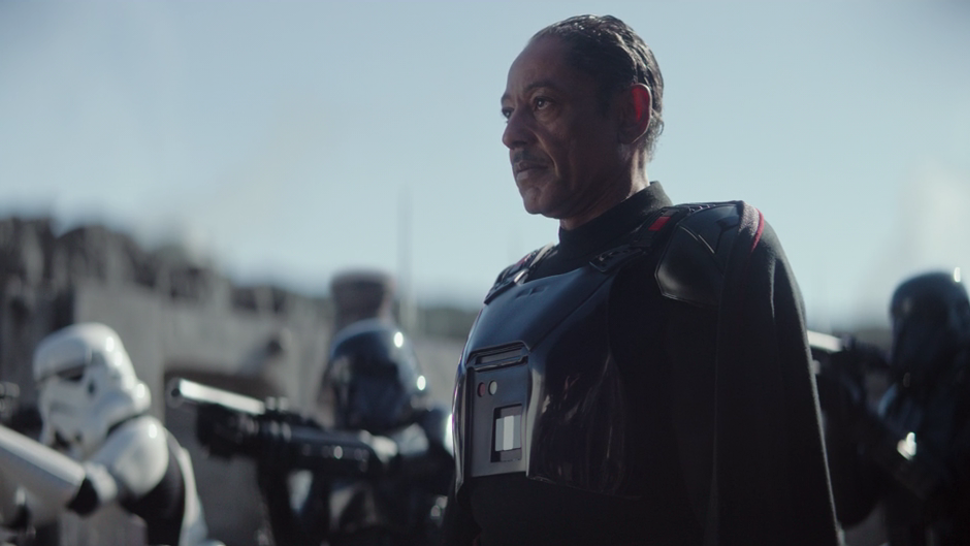 the mandalorian moff gideon explained character backstory who he is baby yoda and more