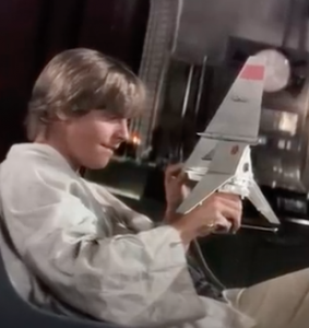 Luke and his t-19 toy