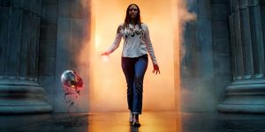 Wanda preparing to fight the Illuminati