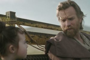 Obi-Wan and Leia in Freck's vehicle