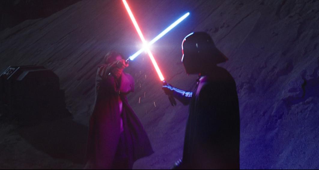 Vader and Obi Wan go head to head