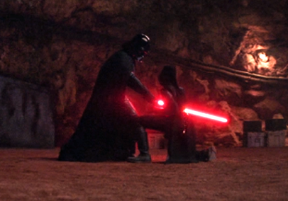 Reva stabbed by Vader