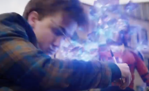 Kamala hard light knocking Bruno's glasses off