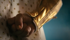 Starlight clenches her fist in anger