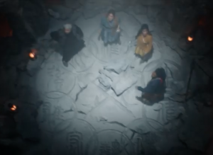 Ms Marvel | Ten Rings carved on the temple floor