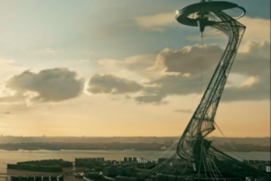 Westworkd opening credits tower