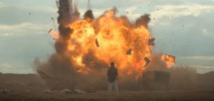 Eleven destroys a helicopter