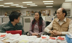 Maggie and Waymond at the IRS is Everything Everywhere